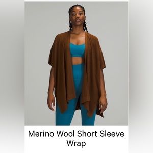 Lululemon Women’s Merino Wool Short Sleeve Wrap XS/S